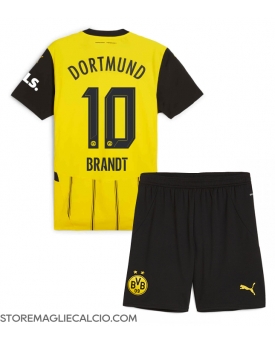 Borussia Dortmund Julian Brandt #10 Maglia Gara Casa Repliche 2024-25 Bambino